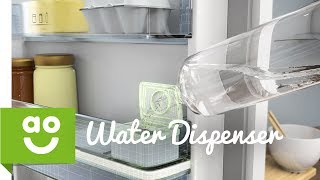 Hisense Water Dispenser Non Plumbed  Fridge Freezers  aocom [upl. by Aeneg233]