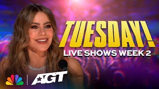 Performing TONIGHT  AGT Live Shows Week 2  AGT 2023 [upl. by Arrekahs524]