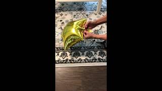 How to Inflate Foil Balloons with an Air Pump [upl. by Inman]