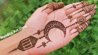 EID 2024 Special Chand Mehndi Design  simple mehndi designs  simple eid mehndi designs [upl. by Lole]