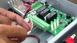 Door Access Control System  Part 1 Installing EMLock amp BIOXCESS Reader [upl. by Ibbie]