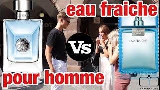 Versace pour homme vs Versace man eau fraîche  fragrance test [upl. by Anilegnave]