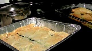 BEST GREEK SPINACH PIE SPANAKOPITA [upl. by Nahraf]