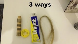 How to use teflon tape [upl. by Elockcin]