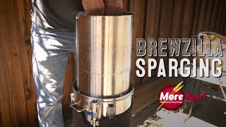 Sparging with the BrewZilla  BrewZilla Tips and Tricks  MoreBeer [upl. by Ocisnarf646]