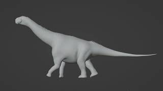 Dinosaurias camarasaurus run animation  Path of titans mods [upl. by Sorel]