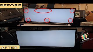 TV LED LCD ALL TV how to remove black spots when they appear on your tv screen [upl. by Sherr]