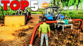 TOP 5 Best Realistic MODS  SCRIPTS Part 3  Farming Simulator 19 [upl. by Wehtta]