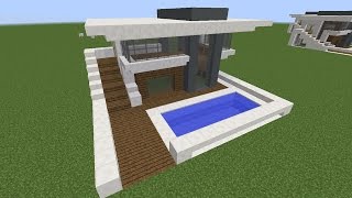 Minecraft Modern Ev Yapımı [upl. by Gordan]