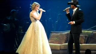 Taylor Swift and Tim McGraw sing quotJust to See You Smilequot [upl. by Notlrak]