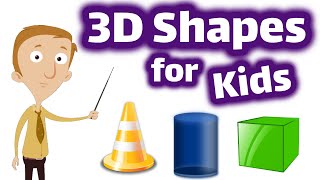 3D Shapes for Kids  Homeschool Pop [upl. by Anaeerb]