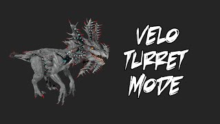 Velonasaur Turret Mode  Tips and tricks  ARK Survival Evolved [upl. by Thirion]