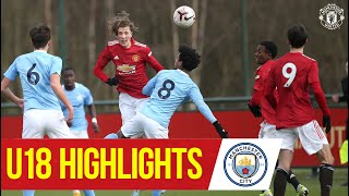 U18 Highlights  Manchester United 42 Manchester City  The Academy [upl. by Lillith185]