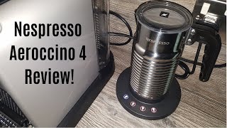 Nespresso Aeroccino 4 Milk Frother Review  Worth upgrading from the Aeroccino 3 [upl. by Damian235]