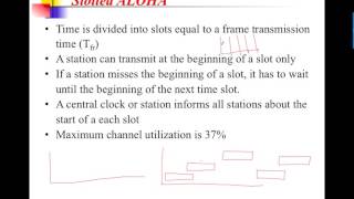 1 4 Slotted Aloha [upl. by Fablan311]