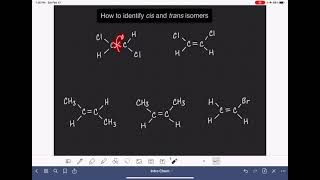 13 Identifying cis and trans isomers [upl. by Essenaj]