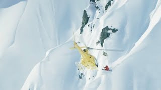 Heliskiing in Alaska on insanely steep lines  Legs of Steel Same Difference [upl. by Aleetha]