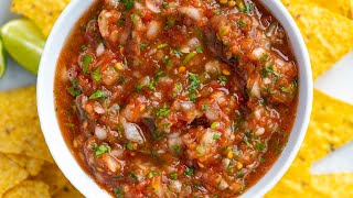 Quick and Easy Salsa Recipe [upl. by Adlay]