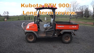 Kubota RTV 900 long term review [upl. by Enitsirk]