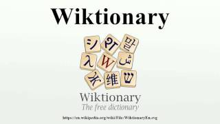 Wiktionary [upl. by Gnaig477]