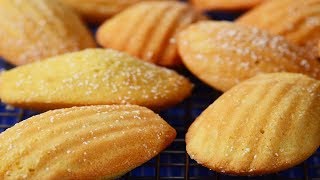 Madeleines Recipe Demonstration  Joyofbakingcom [upl. by Aztinad]