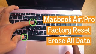 Any Macbook Factory Reset And Wipe Easily 2024 [upl. by Inanaup]