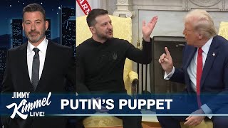 Trump Berates Zelensky Vance Wants a Thank You Jimmys Oscars Recap amp Guillermo on the Red Carpet [upl. by Adihaj]