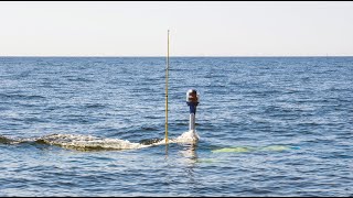 Research Submarine quotEuronautquot  at the Periscope Depth [upl. by Sherrill]