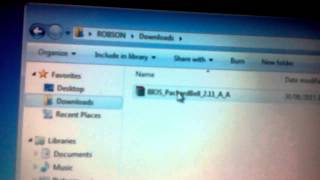 How to upgrade bios packard bell [upl. by Aliet343]