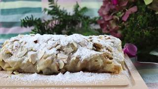 Apple Strudel Recipe  Traditional German  Bavarian [upl. by Namruht]