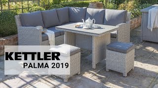 Kettler Palma  Mini Corner Garden Furniture Set  A Closer Look At [upl. by Keemahs238]