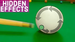 Snooker Physics Of Cue Ball Spin [upl. by Atnom31]