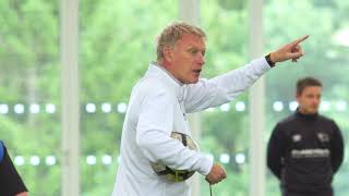 Pressing Masterclass With David Moyes  Small Sided Game [upl. by Doralia278]