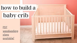 How to build a traditional style DIY baby crib [upl. by Humbert889]