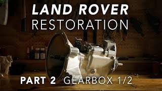 Land Rover Restoration Part 2  Gearbox 12 [upl. by Ahsiekar]