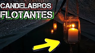 Como hacer un CANDELABRO COLGANTE CASERO 🕎 DIY Macramé  Manualidades navideñas [upl. by Yesrod]