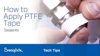 How to Apply PTFE Tape Sealants  Tech Tips  Swagelok 2020 [upl. by Yuht119]