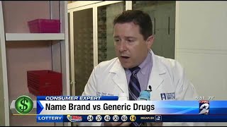 Name brand vs generic drugs [upl. by Sorodoeht]