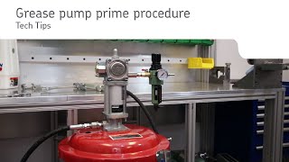 Basic Grease Pump Priming Procedure [upl. by Onoitna337]