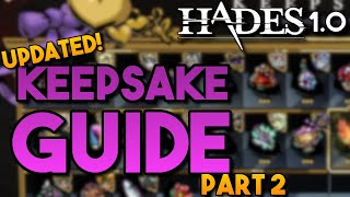 Keepsake Guide Part 2  Updated for Hades 10  Offensive quotAll Inquot quotRun Shapingquot [upl. by Mathis]