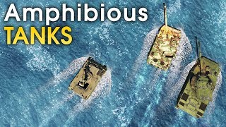 Amphibious tanks  War Thunder [upl. by Leak]