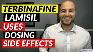 Terbinafine Lamisil  Uses Dosing Side Effects  Pharmacist Review [upl. by Lubbock]