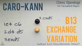 CaroKann Defense – Exchange Variation and how to punish it ⎸Chess Openings [upl. by Lleynod]