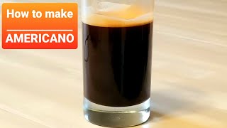 How to make AMERICANO Coffee using Breville Barista Express [upl. by Suicul]