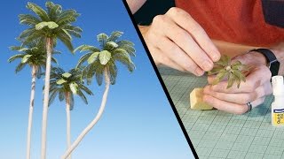 Coconut Palm Tree Tutorial  Model Scenery [upl. by Avilla141]