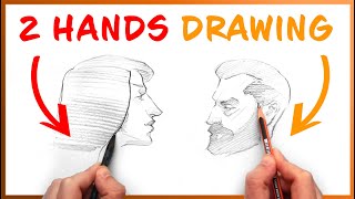 How to be Ambidextrous 🙌 Exercise to draw with both hands [upl. by Frans]