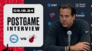 Postgame Interview Erik Spoelstra [upl. by Durr]