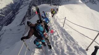 Aiguille du Midi Arete Chamonix 2016 [upl. by Lemor]