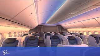 Boeing Cabin Experience  777X and 787 Dreamliner [upl. by Dlanger]