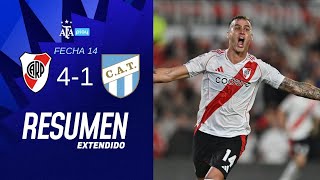 River Plate 41 Atletico Tucuman  Resumen Extendido  Fecha 14 [upl. by Sualohcin]